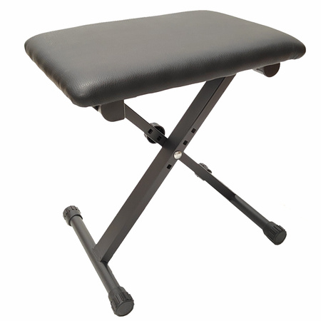 Adjustable Keyboard and Piano Bench KA-LINE D-90/WH Black