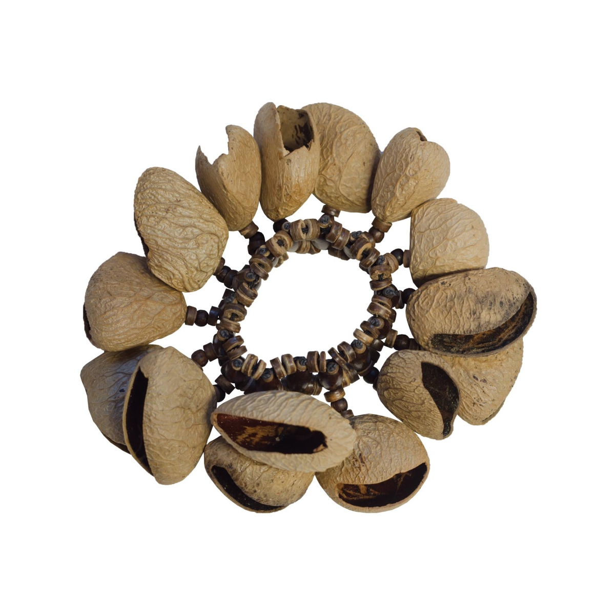 Anklet with a Pangi seed rattle