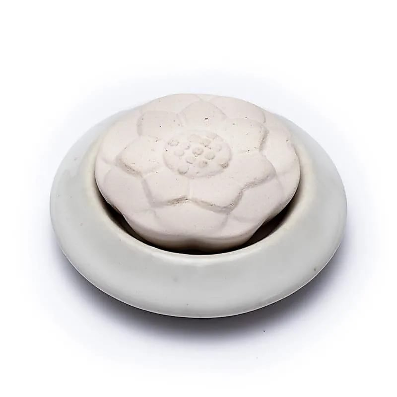 Aroma Stone (passive diffuser) Lotus - white, diameter 7.5 cm