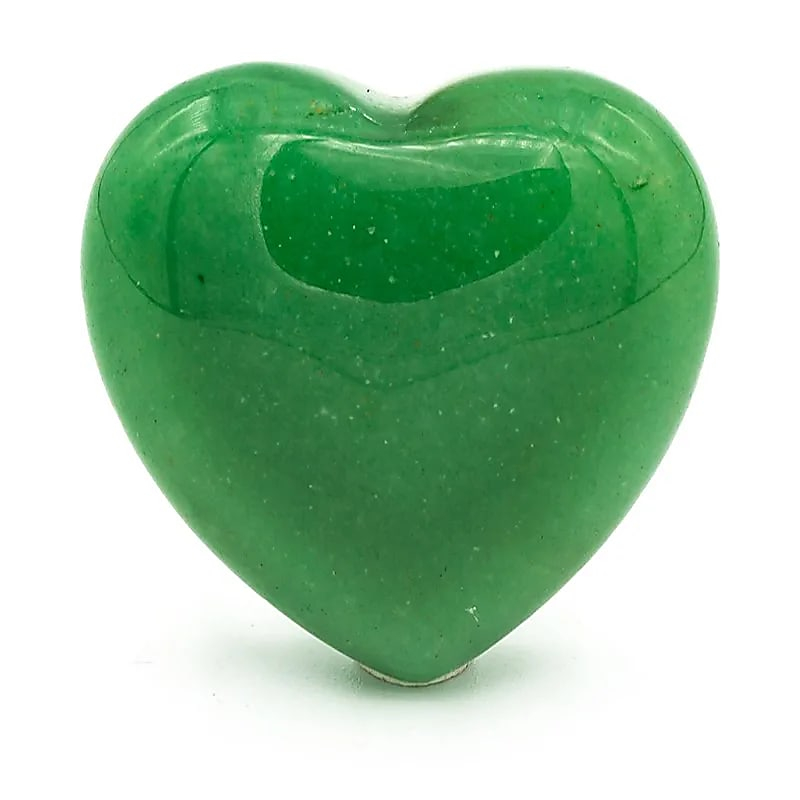 Aventurine Heart, a calming stone