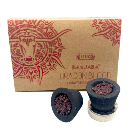 Banjara Resin Cups - Dragon's Blood, 6pcs