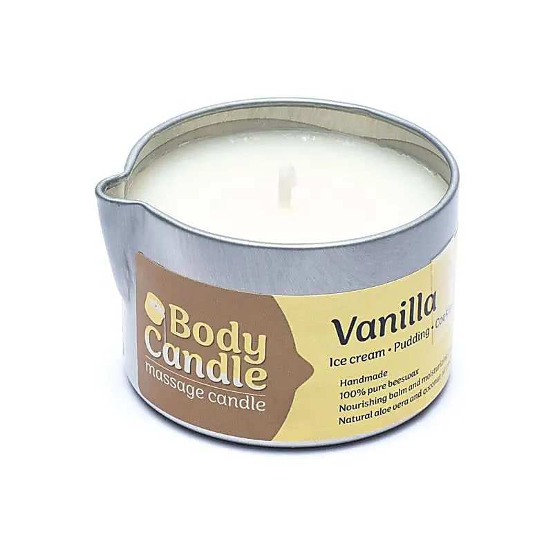 Beeswax Massage Candle - Vanilla, 100 ml