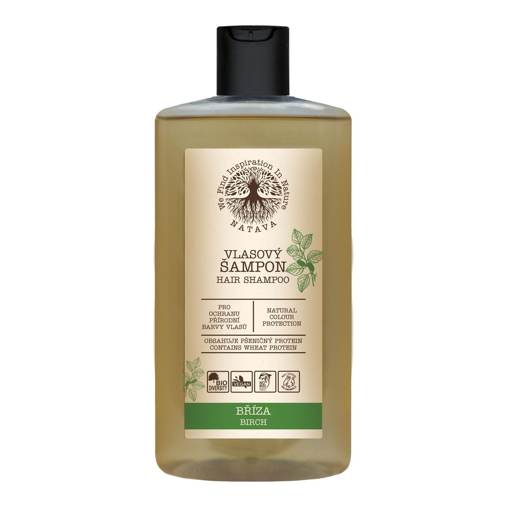 Birch Hair Shampoo - For the protection of natural hair color