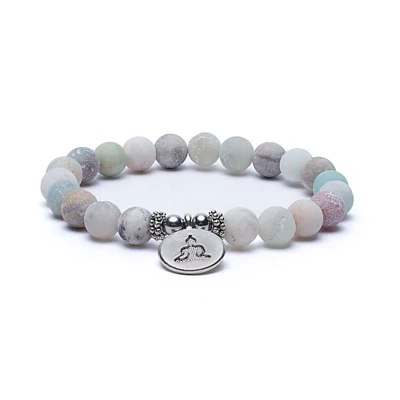 Bracelet - Amazonite, Buddha