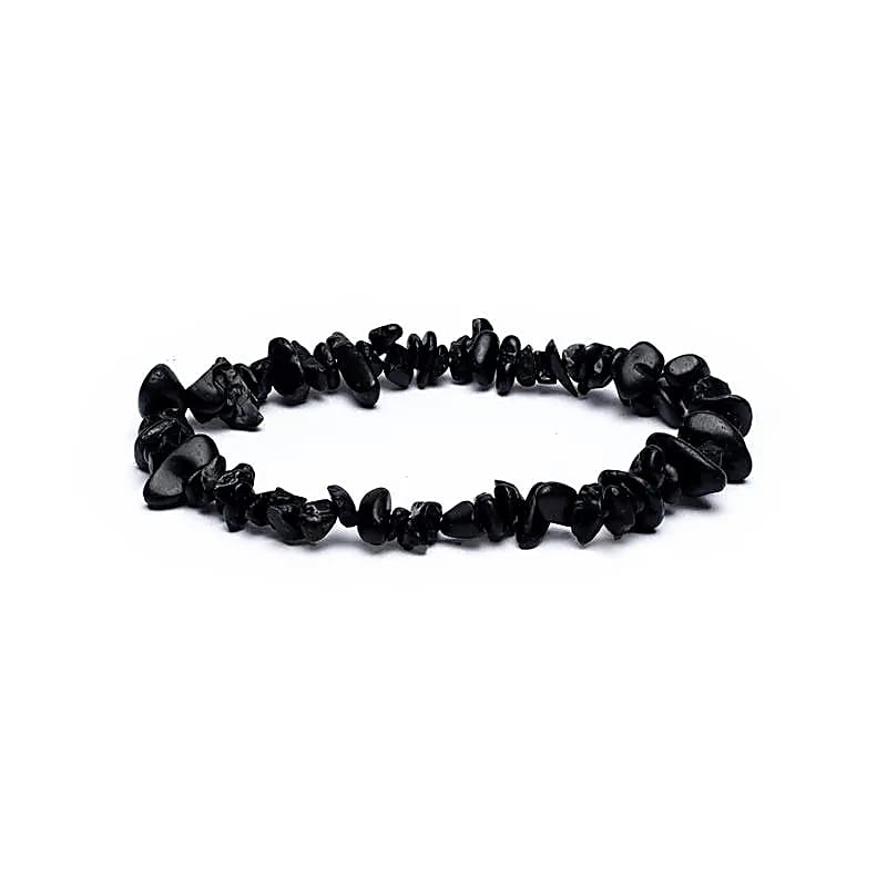 Bracelet - Black Tourmaline - small pieces, elastic