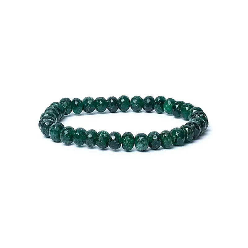 Bracelet - Faceted Aventurine AA Quality, 8mm