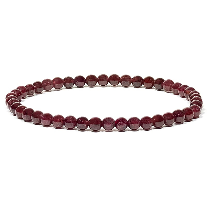 Bracelet - Garnet, Elastic