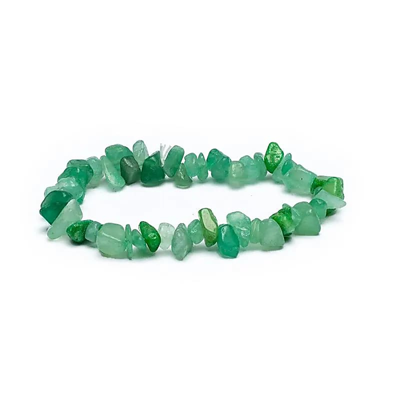 Bracelet - Green Aventurine - small pieces, elastic