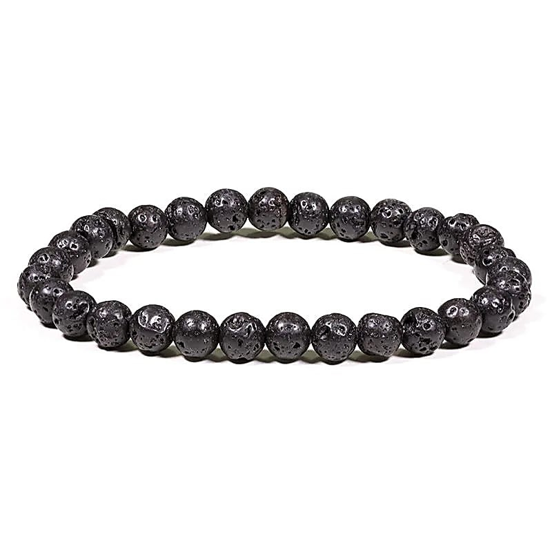 Bracelet - Lava Stone, 7mm
