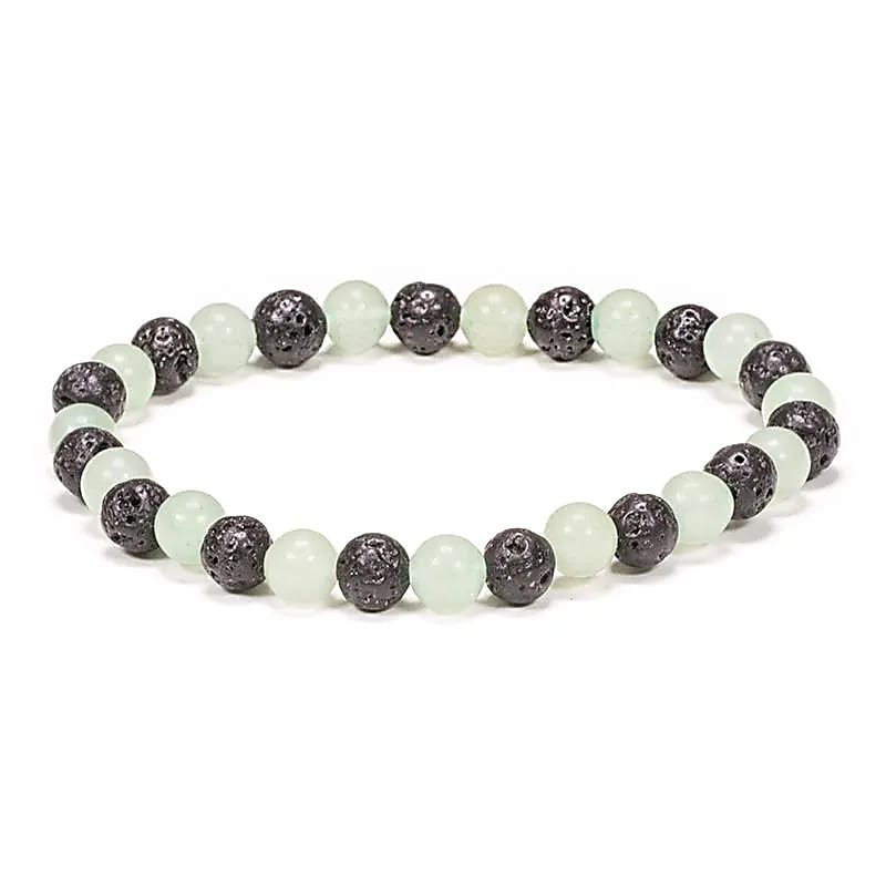 Bracelet - Lava Stone and Aventurine