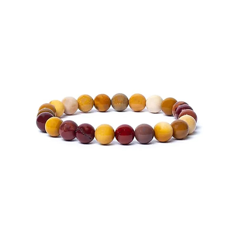 Bracelet - Mookaite Jasper AA quality, 8mm