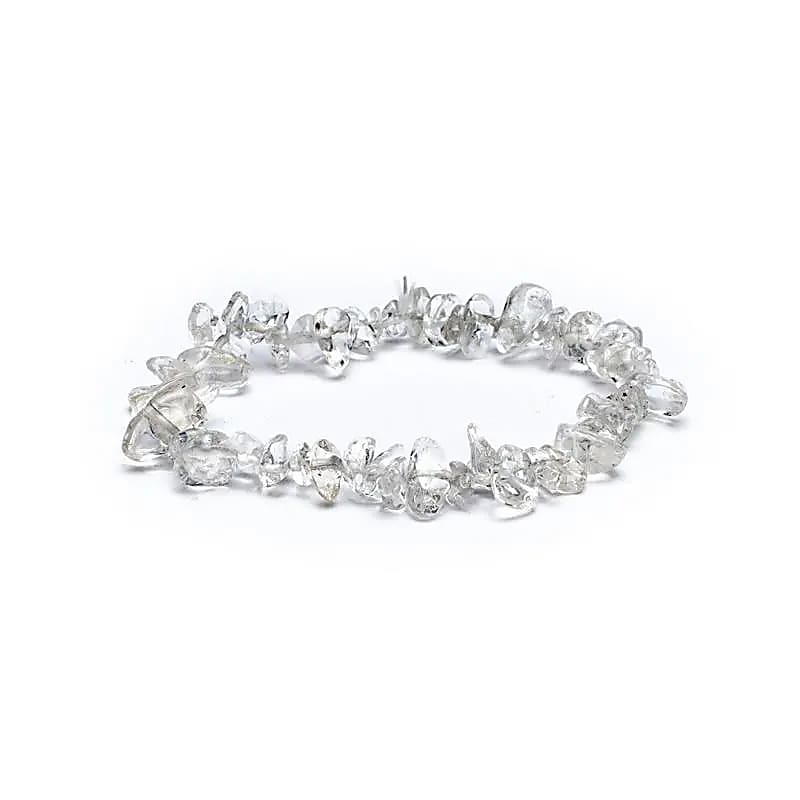 Bracelet - Quartz - small pieces, elastic