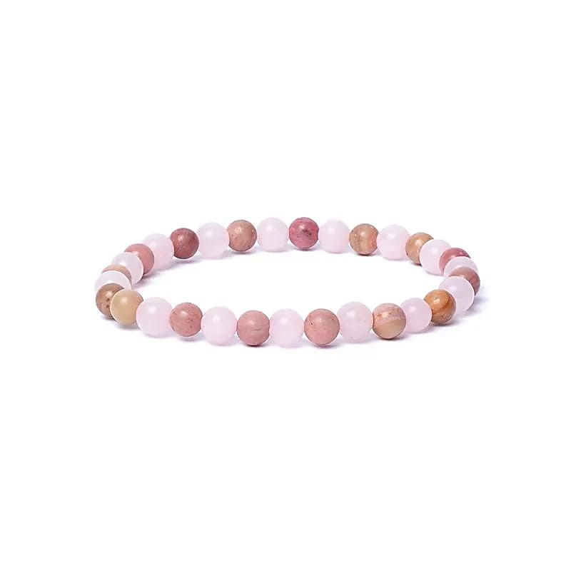 Bracelet - Rhodonite and Thulite, AA quality