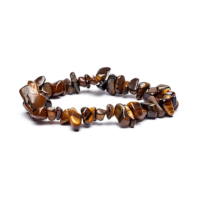 Bracelet - Tiger Eye - small pieces, elastic