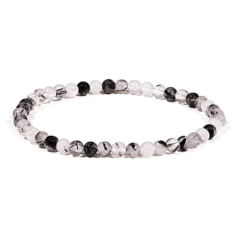 Bracelet - Tourmaline Quartz, Stretchy