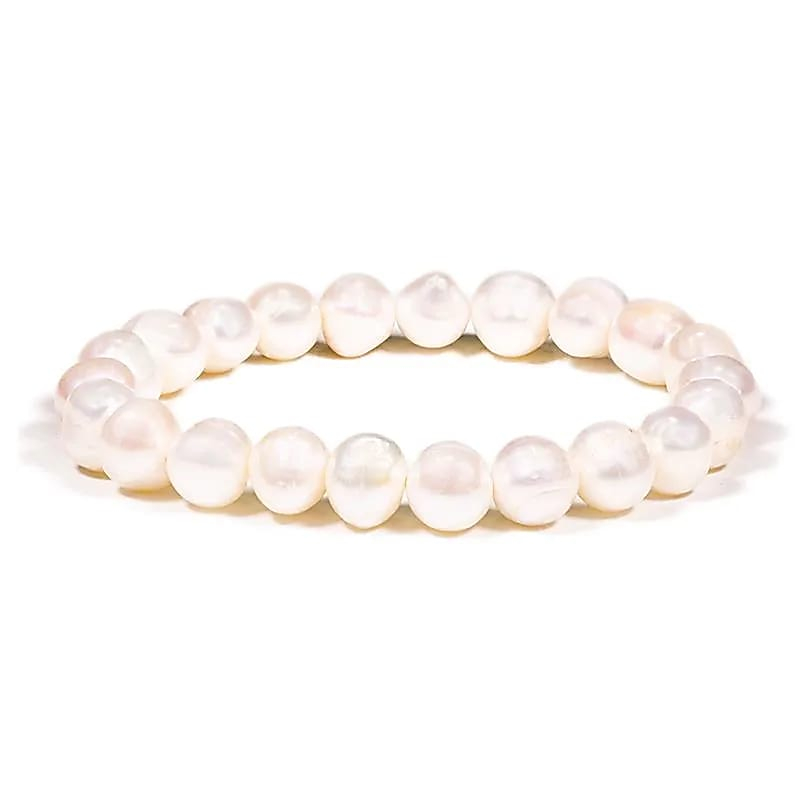 Bracelet - White pearls, irregular shape