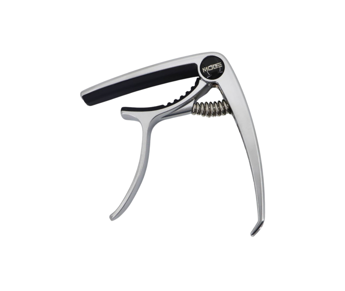 Capo for acoustic and electric guitar MOGE MC-1 silver