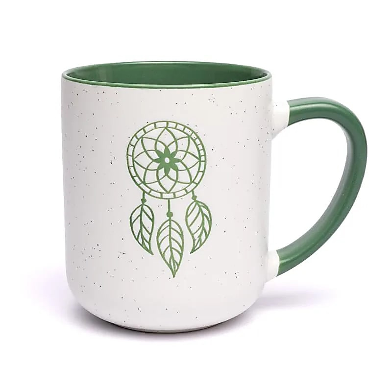 Ceramic Mug - Dream Catcher (Green), 400 ml