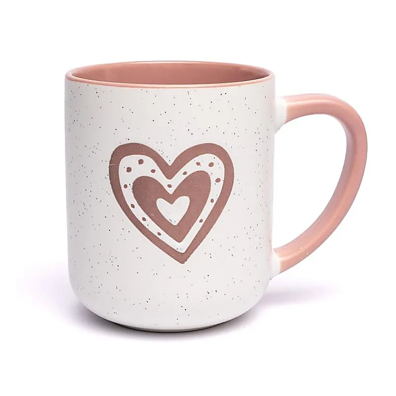 Ceramic Mug - Pink Heart, 400 ml