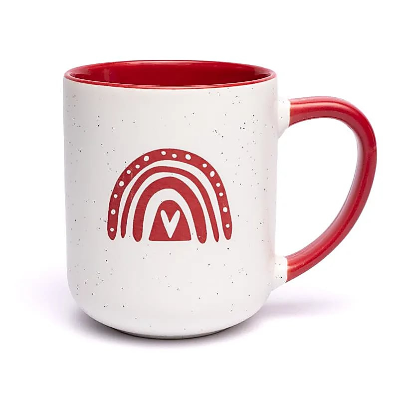 Ceramic Mug - Rainbow (Red), 400 ml