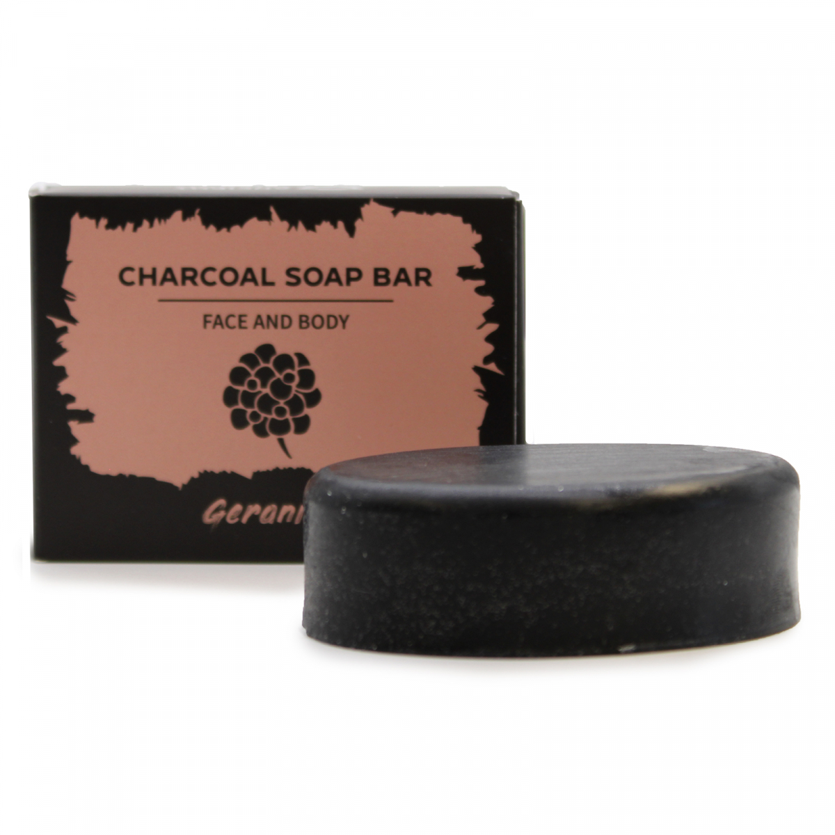 Charcoal Activated Soap - Geranium