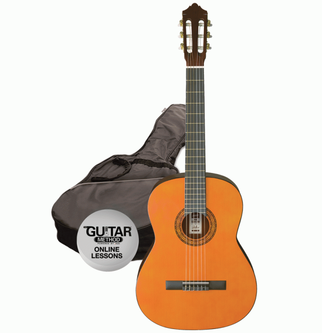 Classic Ashton 3/4 SPCG 34 AM Pack Guitar (natural)