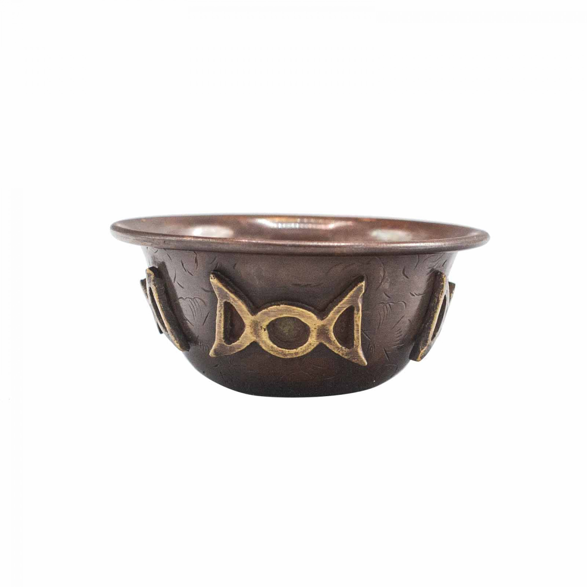 Copper Bowl - Triple Moon (8x4cm)