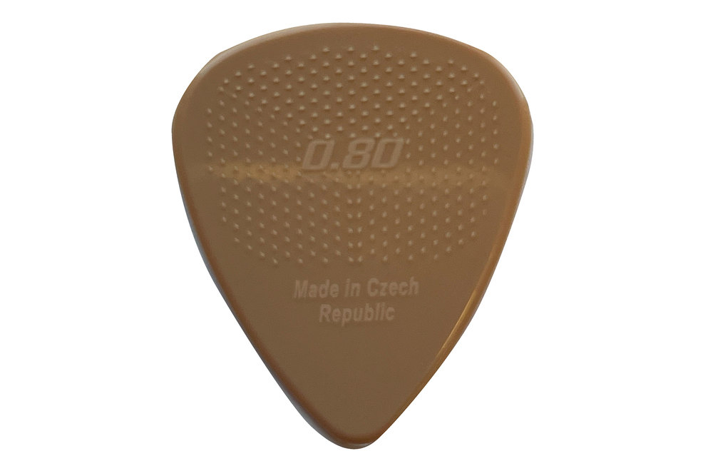 D-Grip 351 White Coffee 0.8 mm Pick 1pc Nylon Janicek