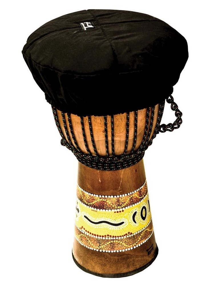 Djembe and Shaman Drum Cap - Skin Protection 35-38 CM Black