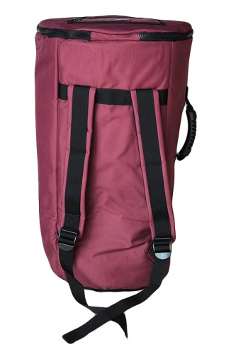 Djembe Backpack Professional XL 65cm/38.5cm Burgundy