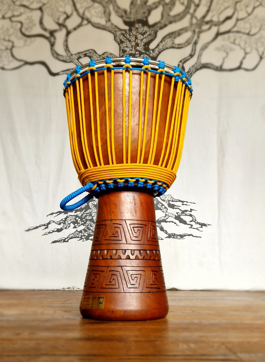 Djembe Mahogany Premium L - Petrovic Drums - Deer Skin