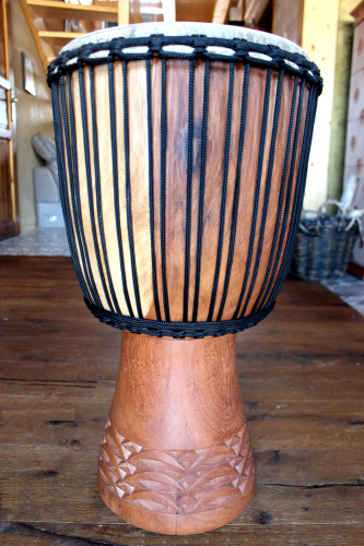 Djembe Mali Lenké XL Hardwood - 60 - 64cm - Diameter 31 - 35cm