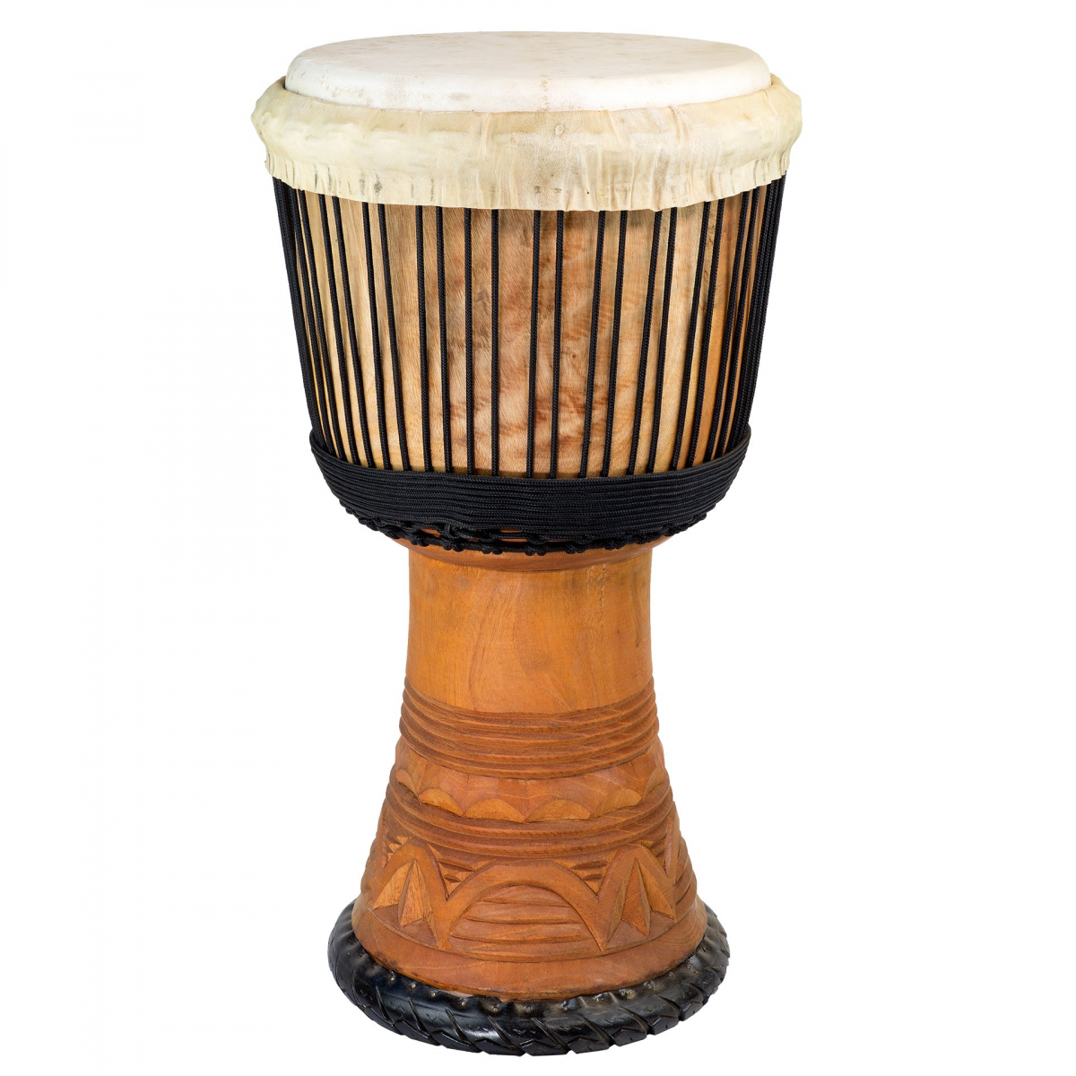 Djembe Master Senegal Style XXL Mahogany - Height 65cm, Diameter 35-36cm