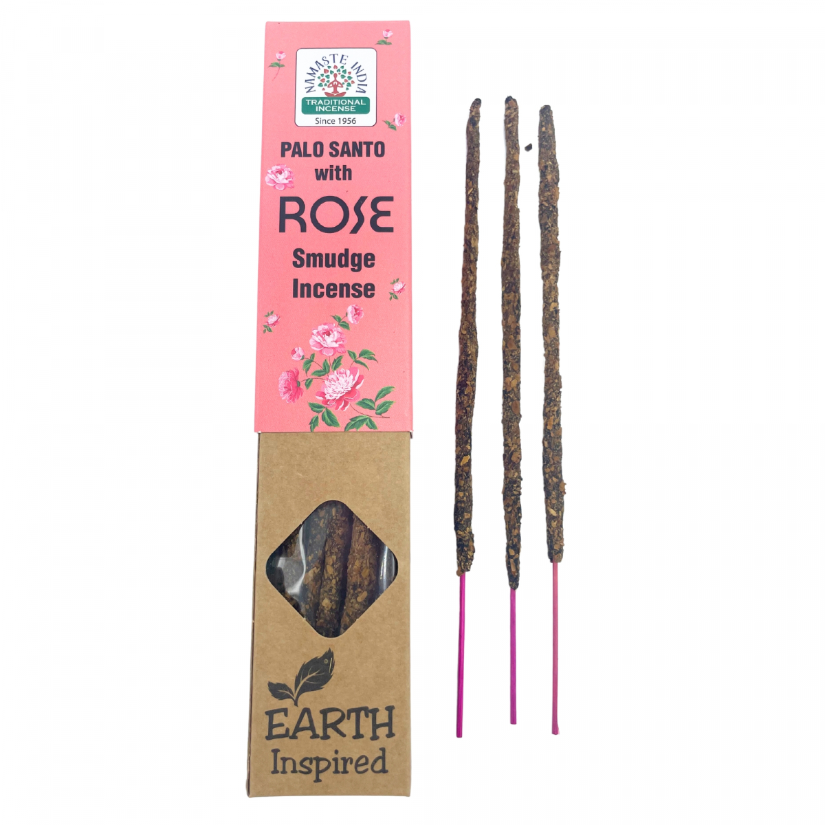 Fragrant sticks inspired by the earth - Palo Santo and Rose
