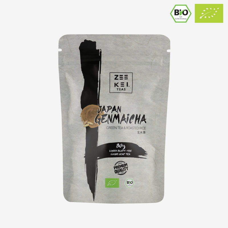 Genmaicha Green Tea BIO - loose leaf tea 80g (Bancha + roasted rice)