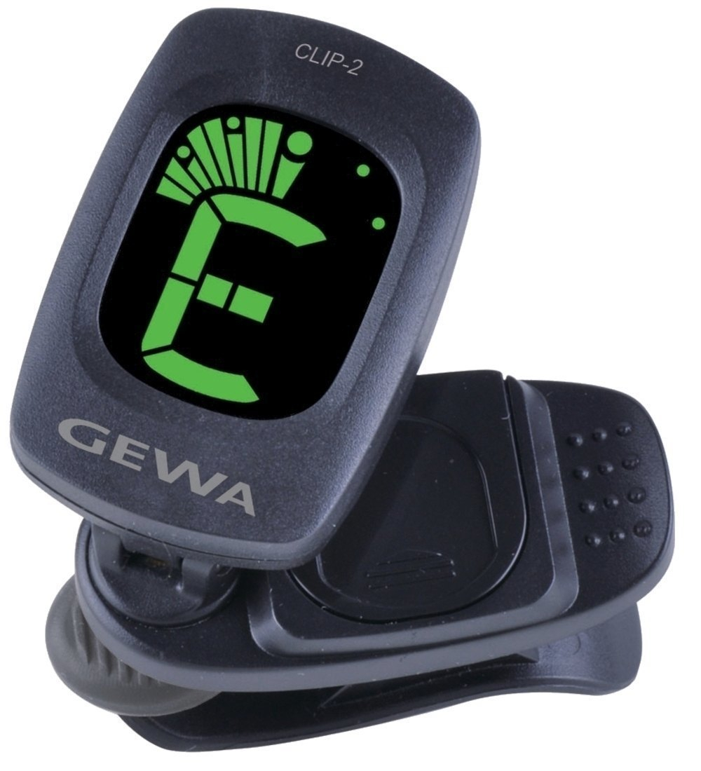 GEWA CLIP-2 – chromatic clip-on tuner for guitar and other instruments