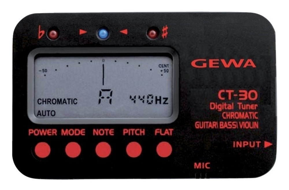 GEWA CT-30 – chromatic tuner with input for all instruments