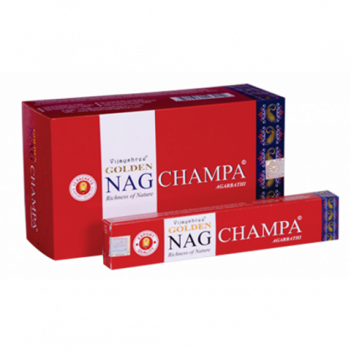 Golden Nag Champa Incense Sticks from India