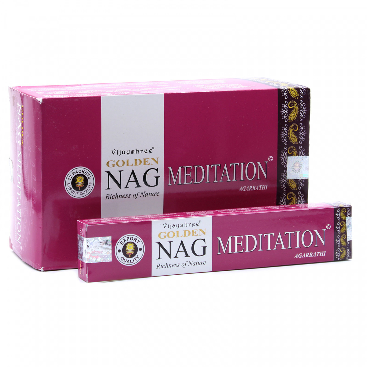 Golden Nag Incense Sticks - Meditation