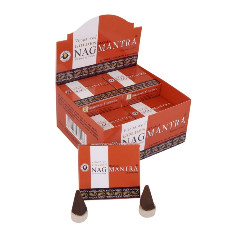 GOLDEN NAG Masala Scented Cones - Mantra