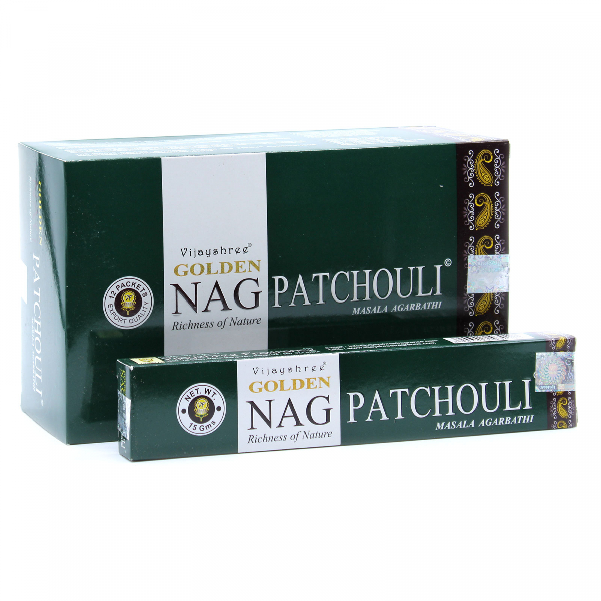 Golden Nag - Patchouli Incense Sticks