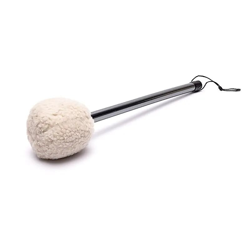 Gong mallet - soft head, metal handle, 45 cm