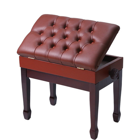 Height-adjustable piano bench KA-LINE PB-1510MB brown