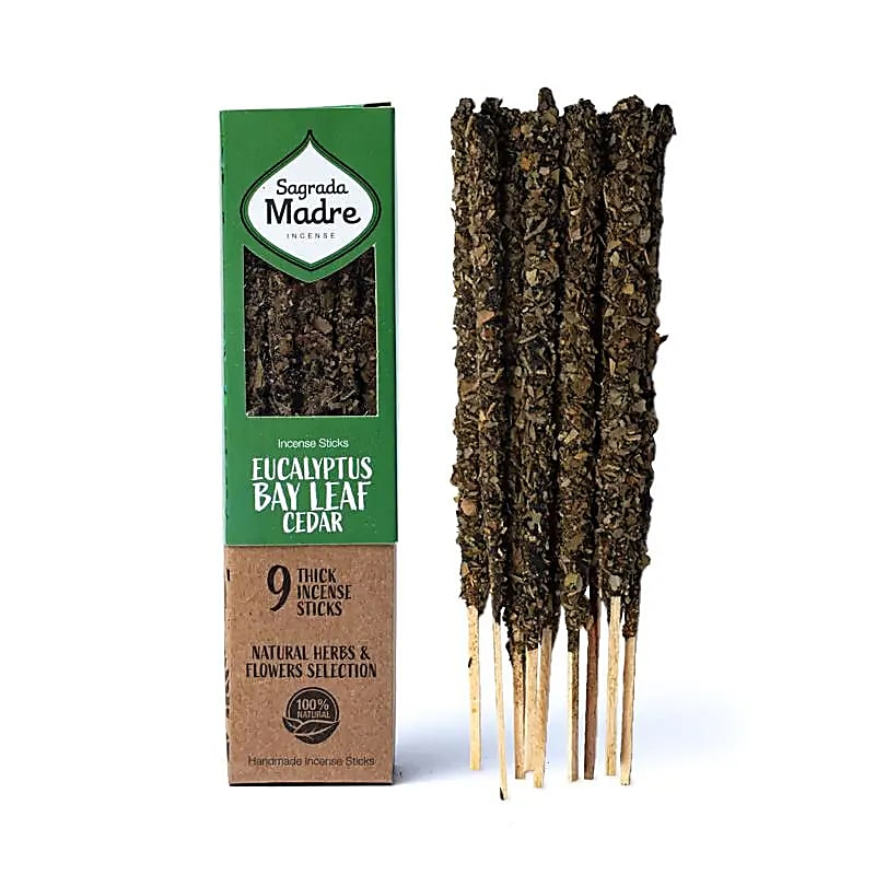 Herbal Incense Sticks Sagrada Madre - Eucalyptus, Bay Laurel and Cedar