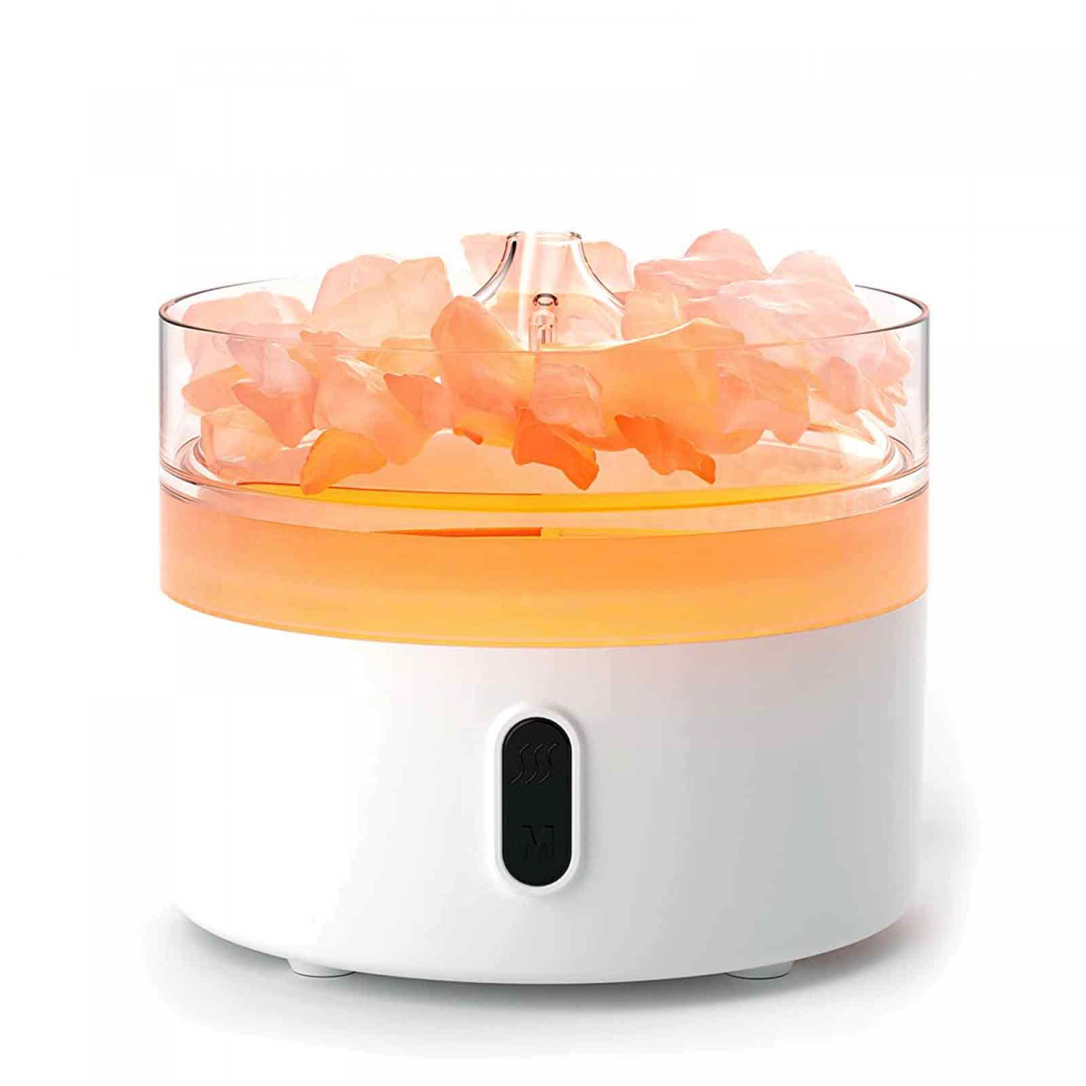 Himalayan Salt Aroma Diffuser - Night Light - Flame Effect