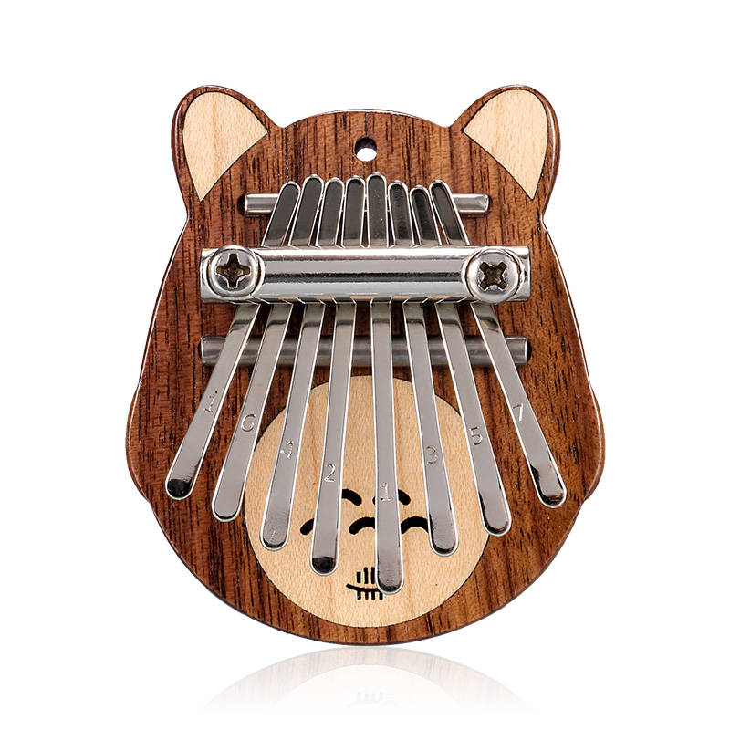 Hluru Mini Kalimba 7-Tone C Major Walnut