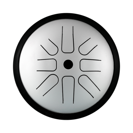 Hluru Tongue Drum - D-Major (major) 8 High Tones Grey