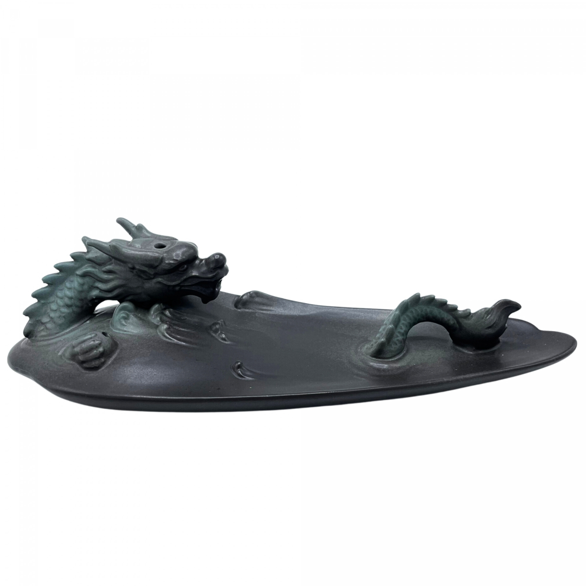 Incense Cone Holder with Flowing Smoke - Floating Dragon