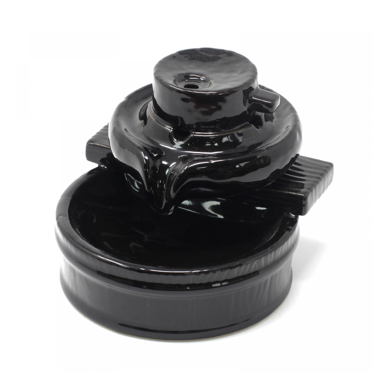 Incense Cone Holder with Flowing Smoke - Zen