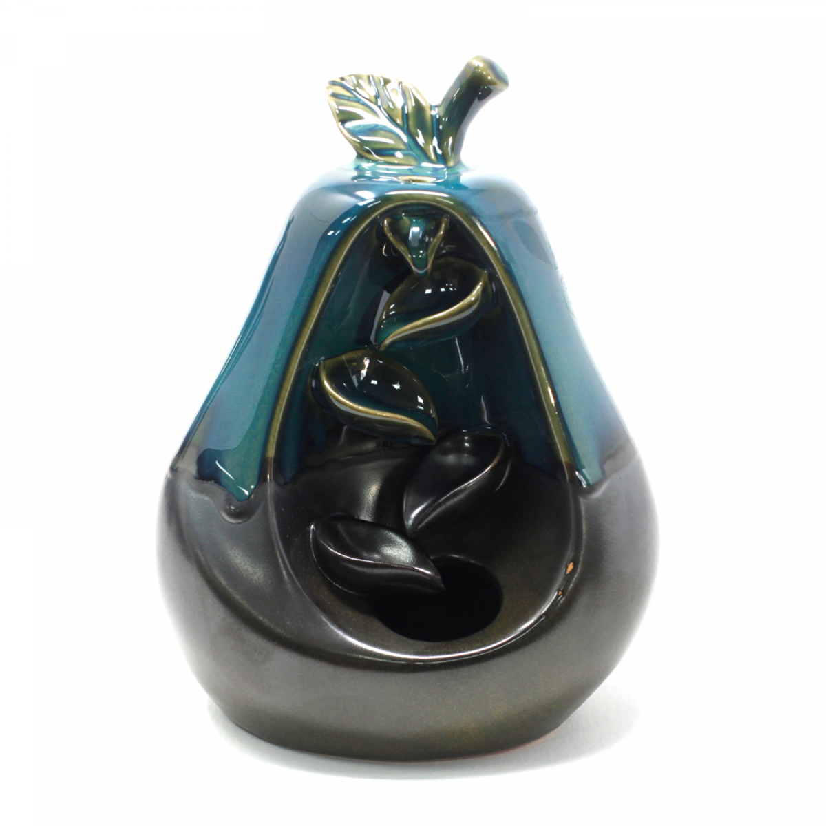 Incense Cone Stand with Flowing Smoke - Pear